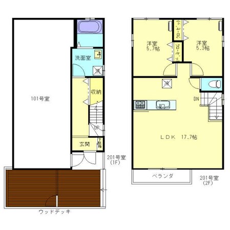 大塚駅 徒歩9分 2階の物件間取画像